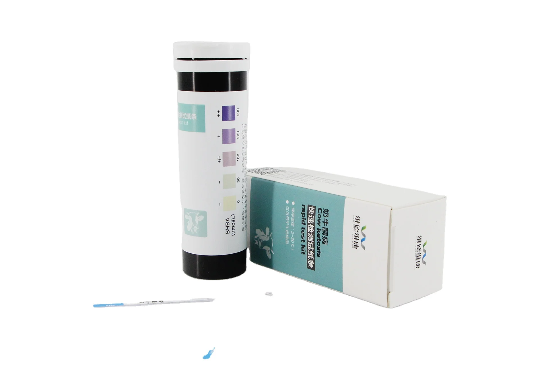 Test Strips for Glucose in Milk Milk Security Tests