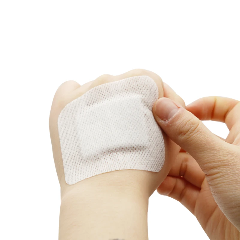 medical sterile adhesive wound dressing non stick island pad nonwoven wound dressing 6*7CM island dressing wound plaster