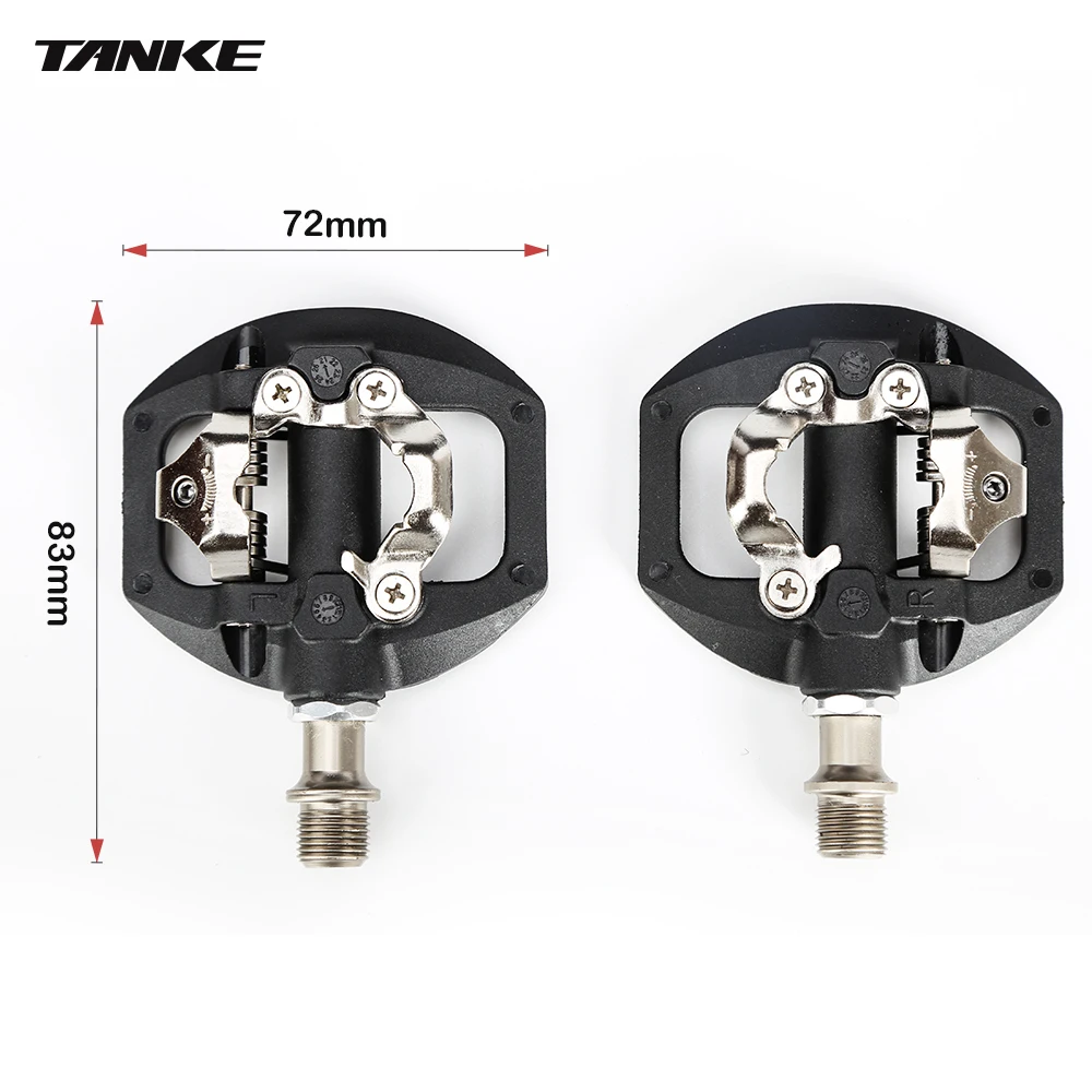 TANKE  Bicycle Self-Locking Shoe Cleat Pedal Seal Bearing Nylon Road Bike Pedal