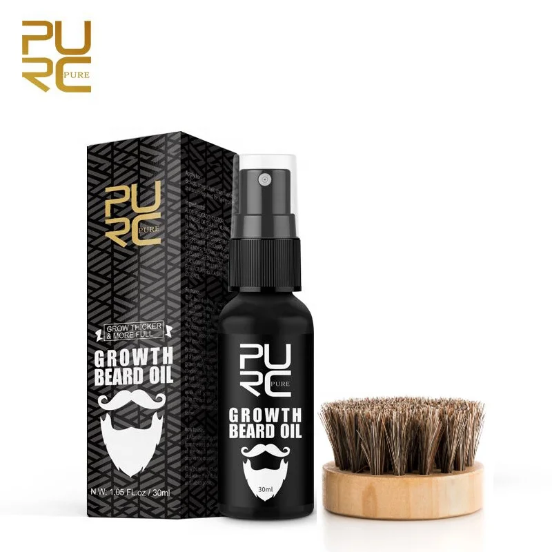 Custom Beard Oil Growth Private Label  Beard Brush