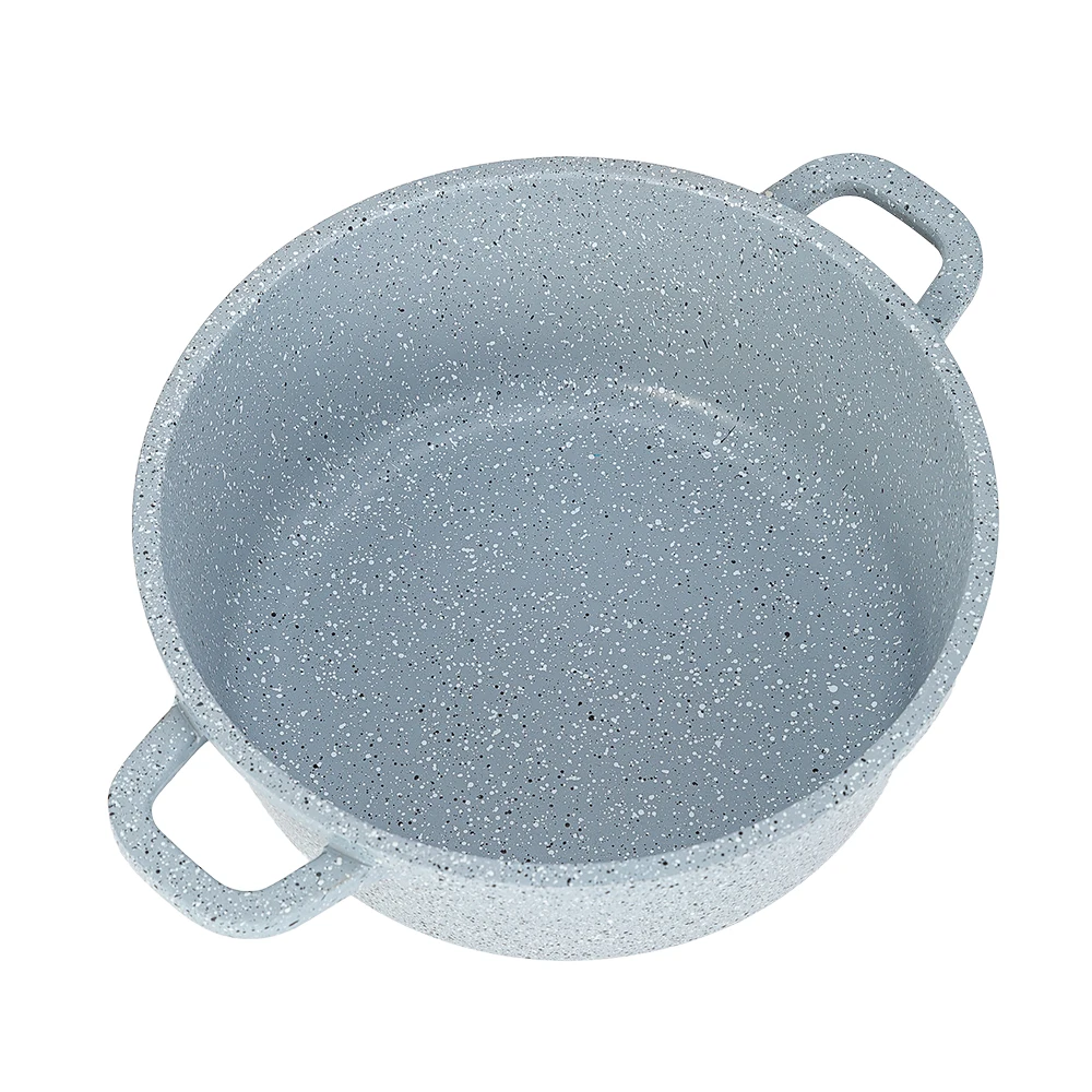 KALA 10pcs Pots and Pans Set Nonstick Healthy Kitchen Cookware Sets Induction Cooking Set Granite Stone Frying Pans (PFOA Free)