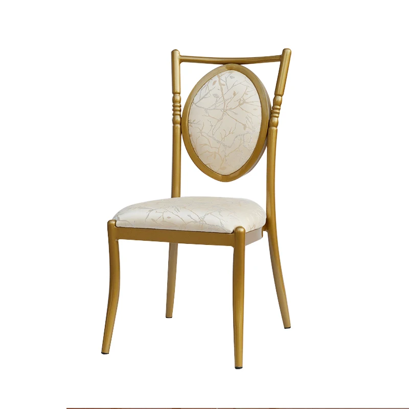 Gold frame banquet aluminum chair, China supplier living room furniture YC-E51