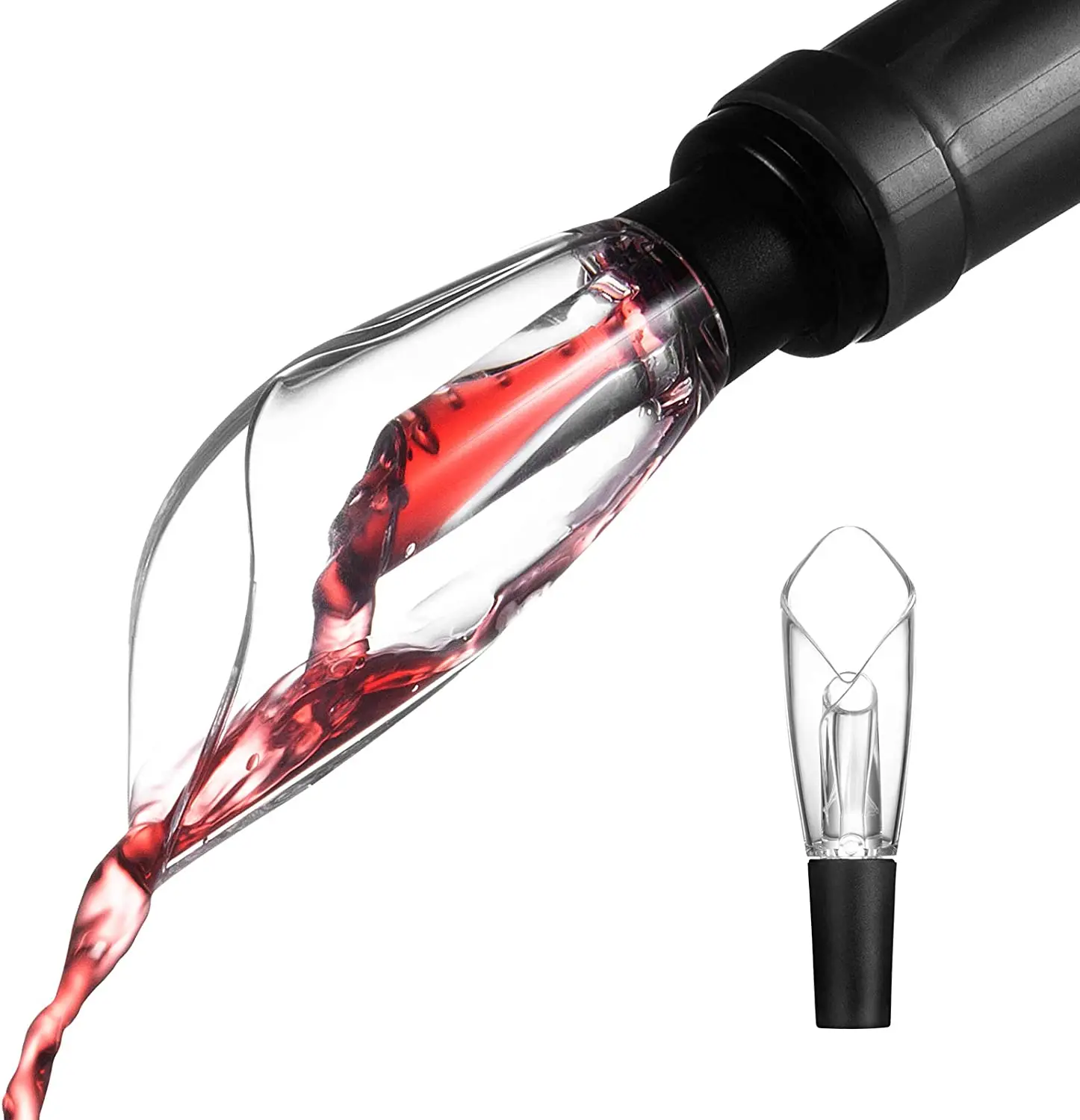 Enhance Wine Flavors with a Smoother, Premium Aerating Decanter Spout, Wine Aerator Pourer
