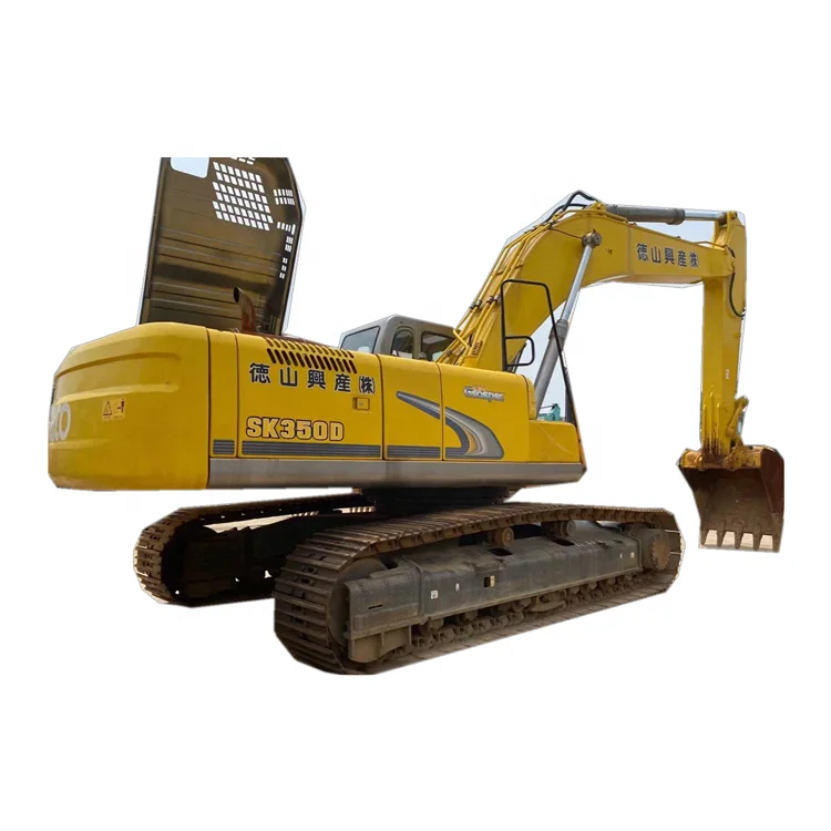 
The imported new generation KobelcoSK350 excavator is sold at a low price.Japan imports Kobelc035 tons of excavator high power 