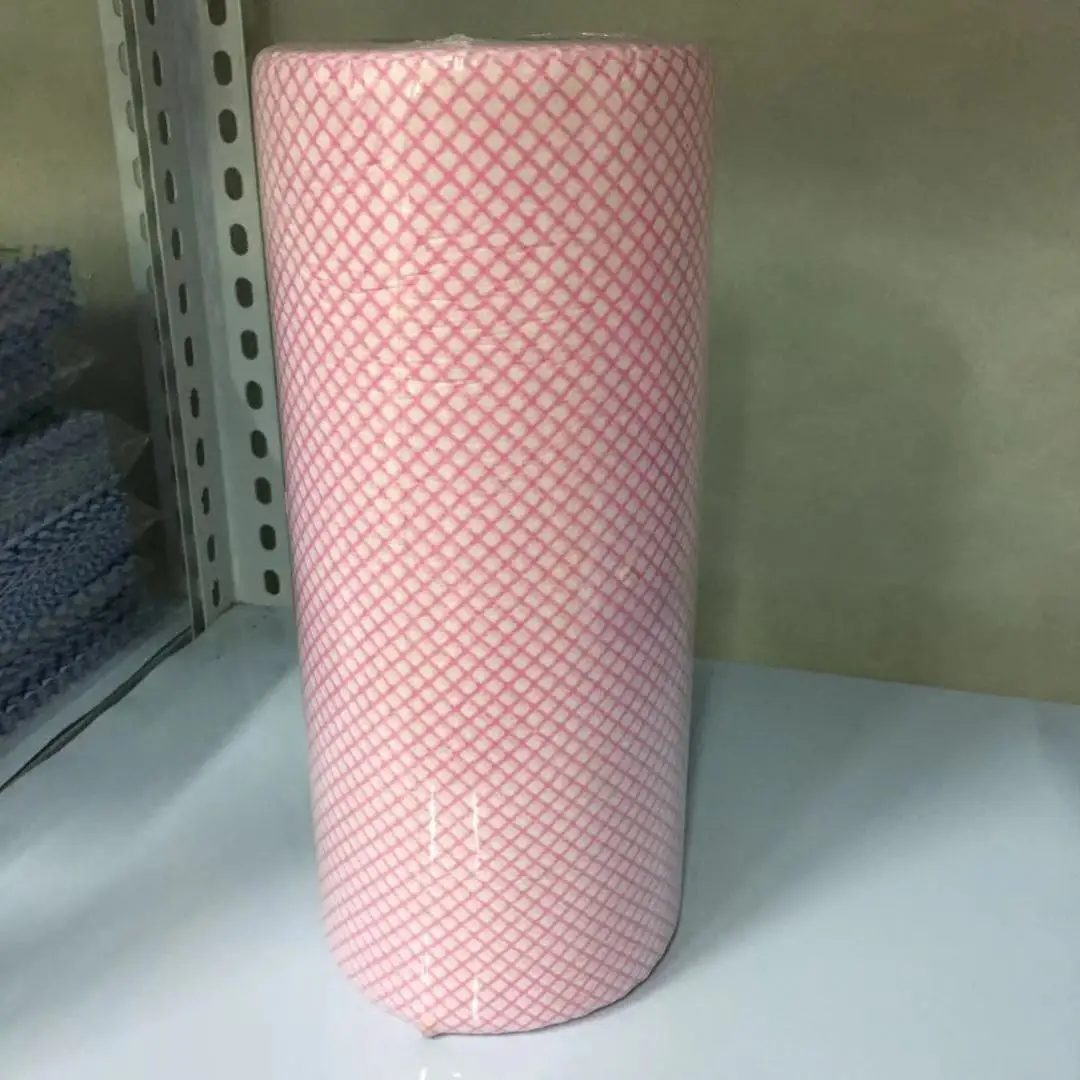 
50pcs/roll disposable home kitchen dish cleaning cloths, bathroom washing lazy rags 