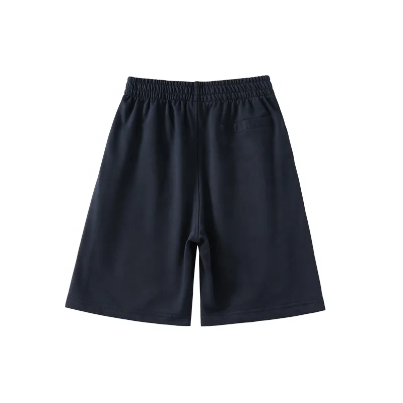Student casual shorts summer navy blue gray sports shorts