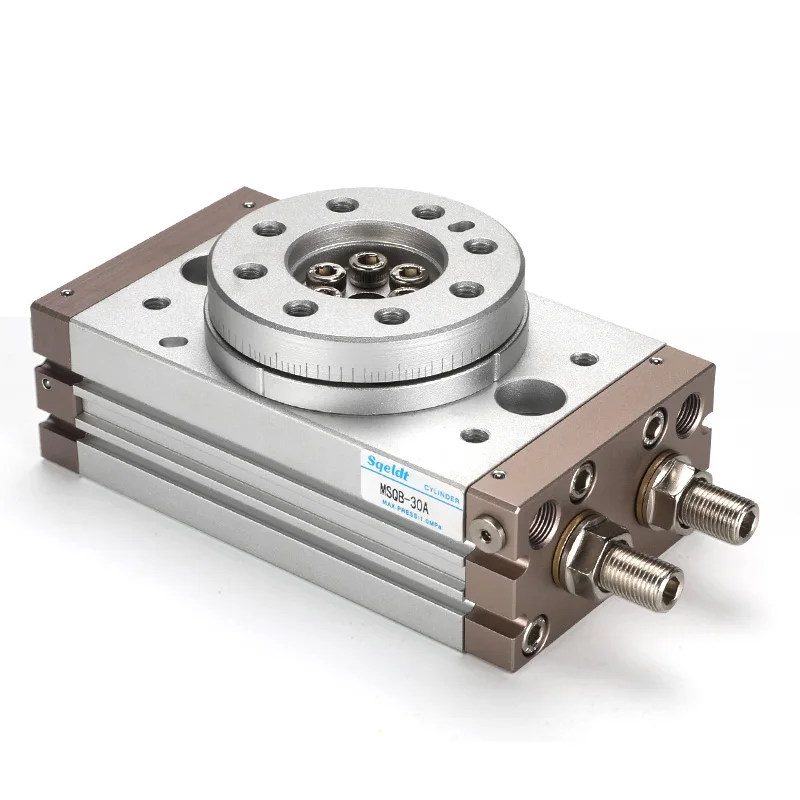 Rotating cylinder msqb-3A7A10A20A50A70A100A200A swing pneumatic 90 degree 180 degree rotating pneumatic cylinder