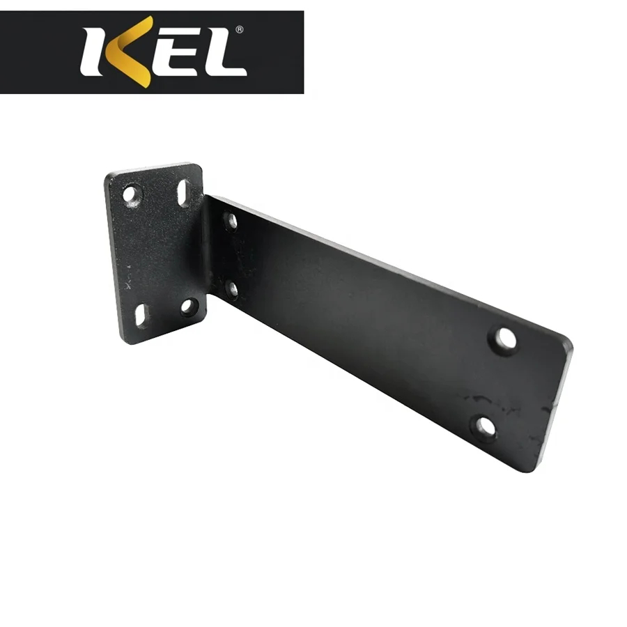 Modern Black L Shape Angle Code Metal Invisible Shelf Brackets For Hanging Cabinets