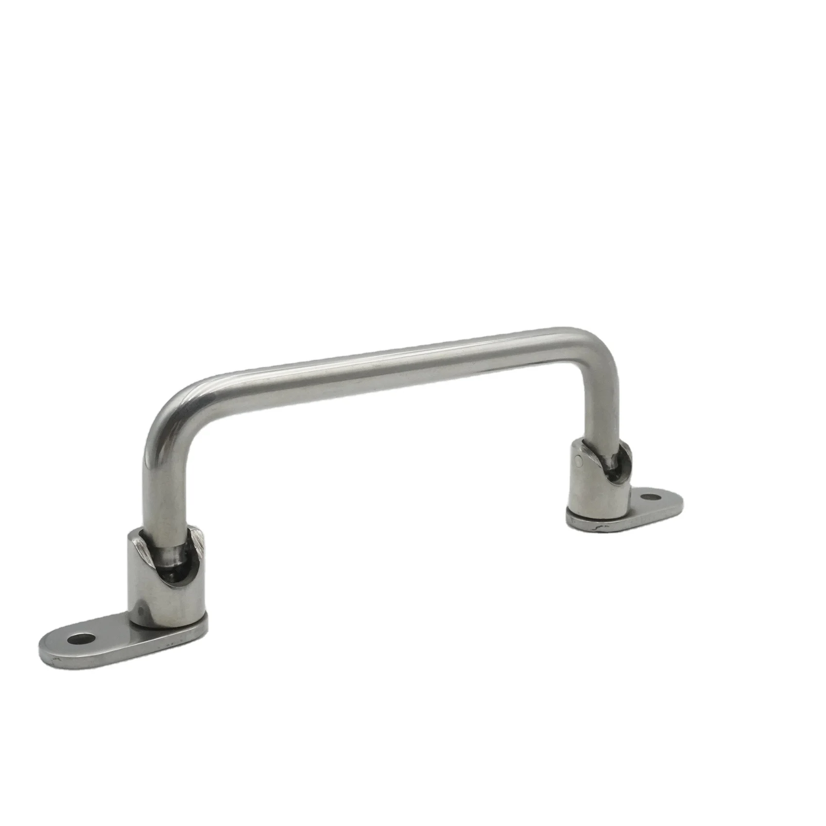 Heavy duty Stainless Steel pull door handles round u shape folding pull handle for industrial rack