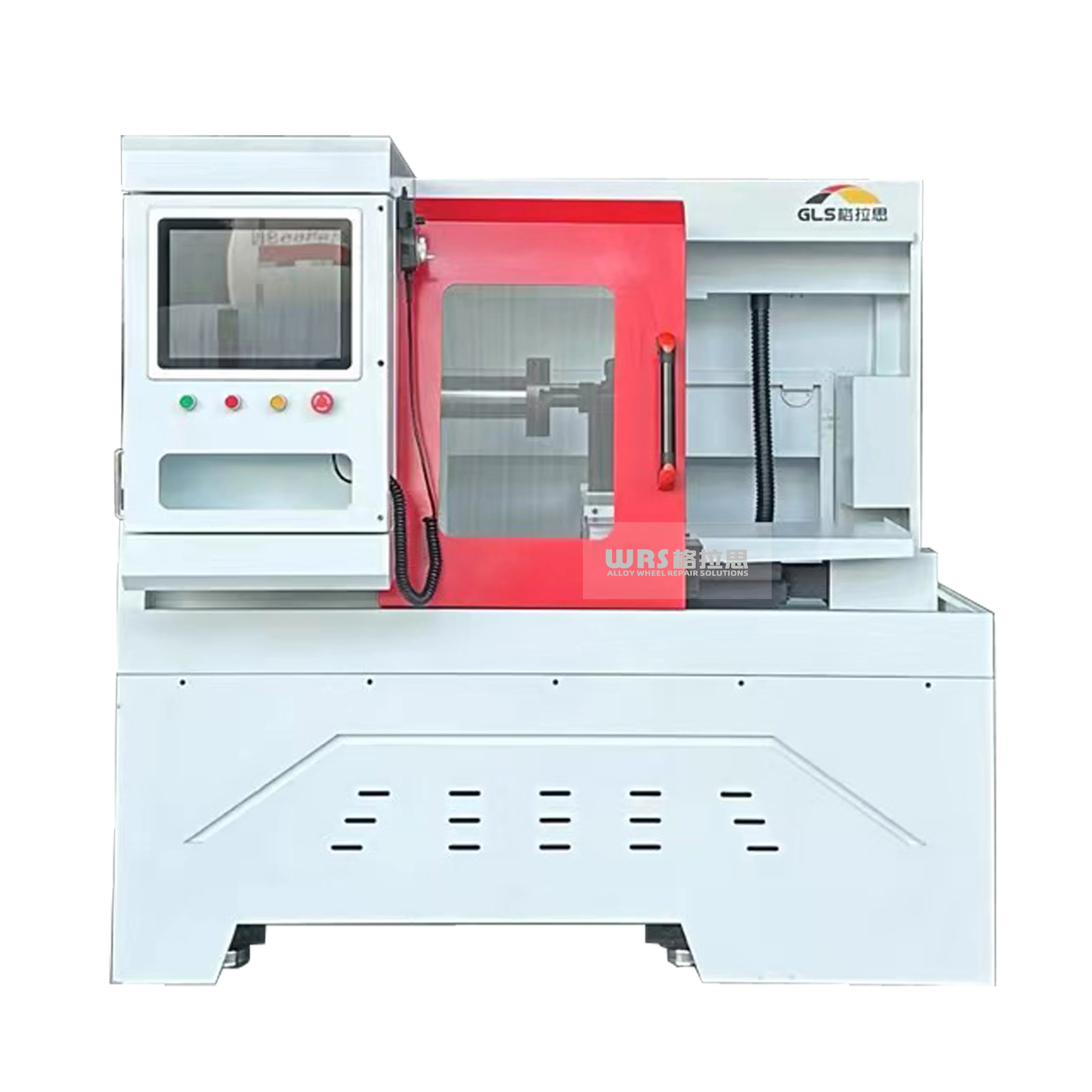 WRS AWR888 diamond cutting alloy wheel rim cnc lathe repair equipment machine with chuck and 3 jaws