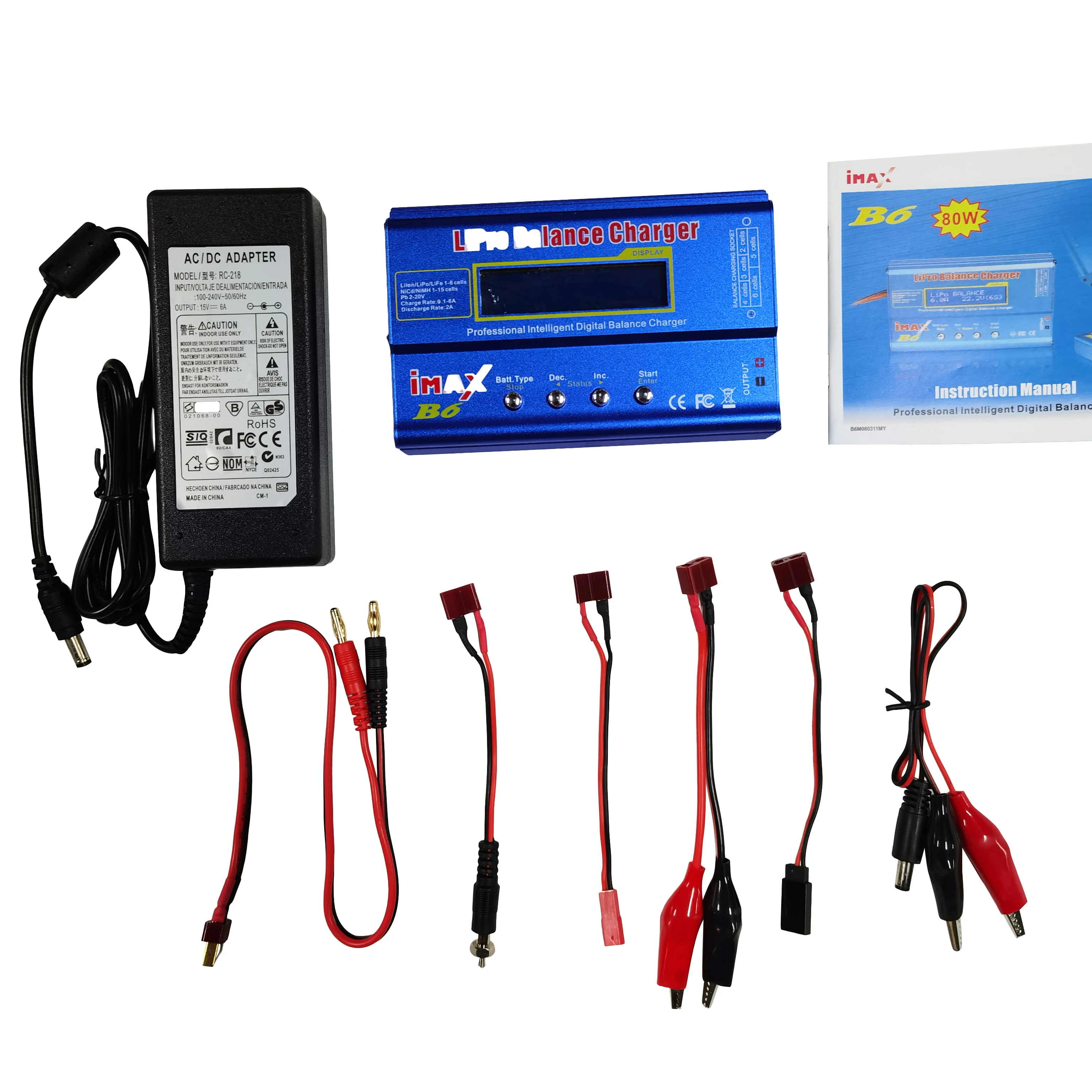 80W DC lipo charger for RC airplane, RC car RC boat