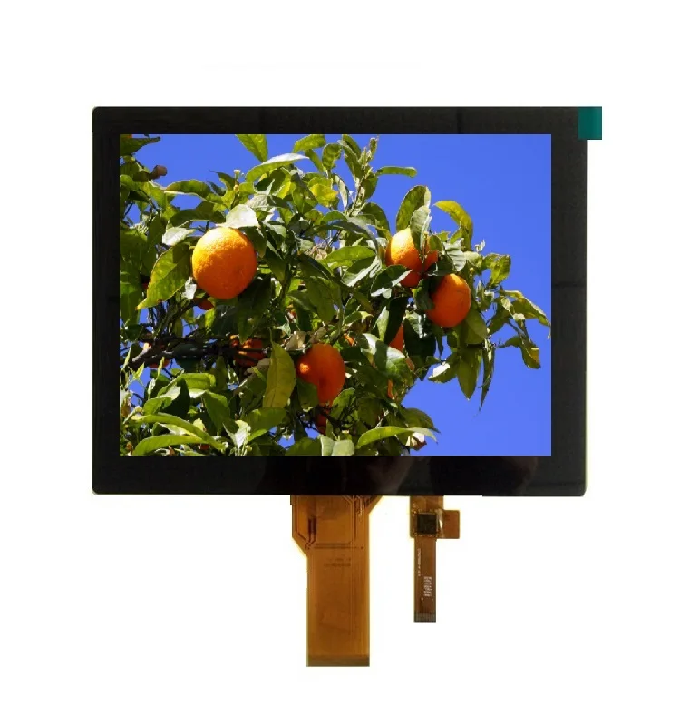 8 inch tft color lcd display screen middle size 1024*768 lvds interface with capacitive touch lcd