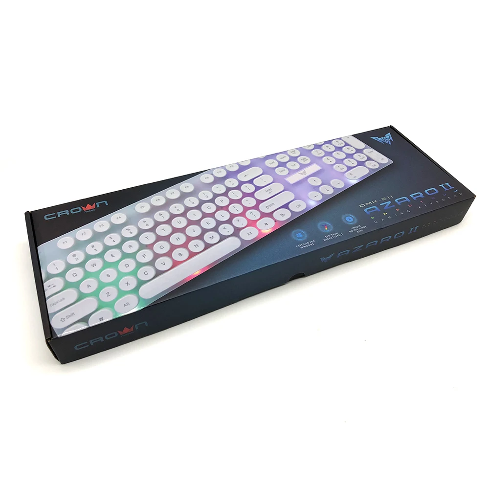 Crown Micro ergonomic and comfortable laptop gaming keyboard  CMK-511