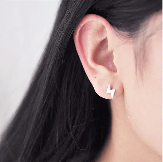 Lightning Earrings Environmental Protection Alloy Electroplating Letter Earrings Wholesale Manufacturers  Earrings