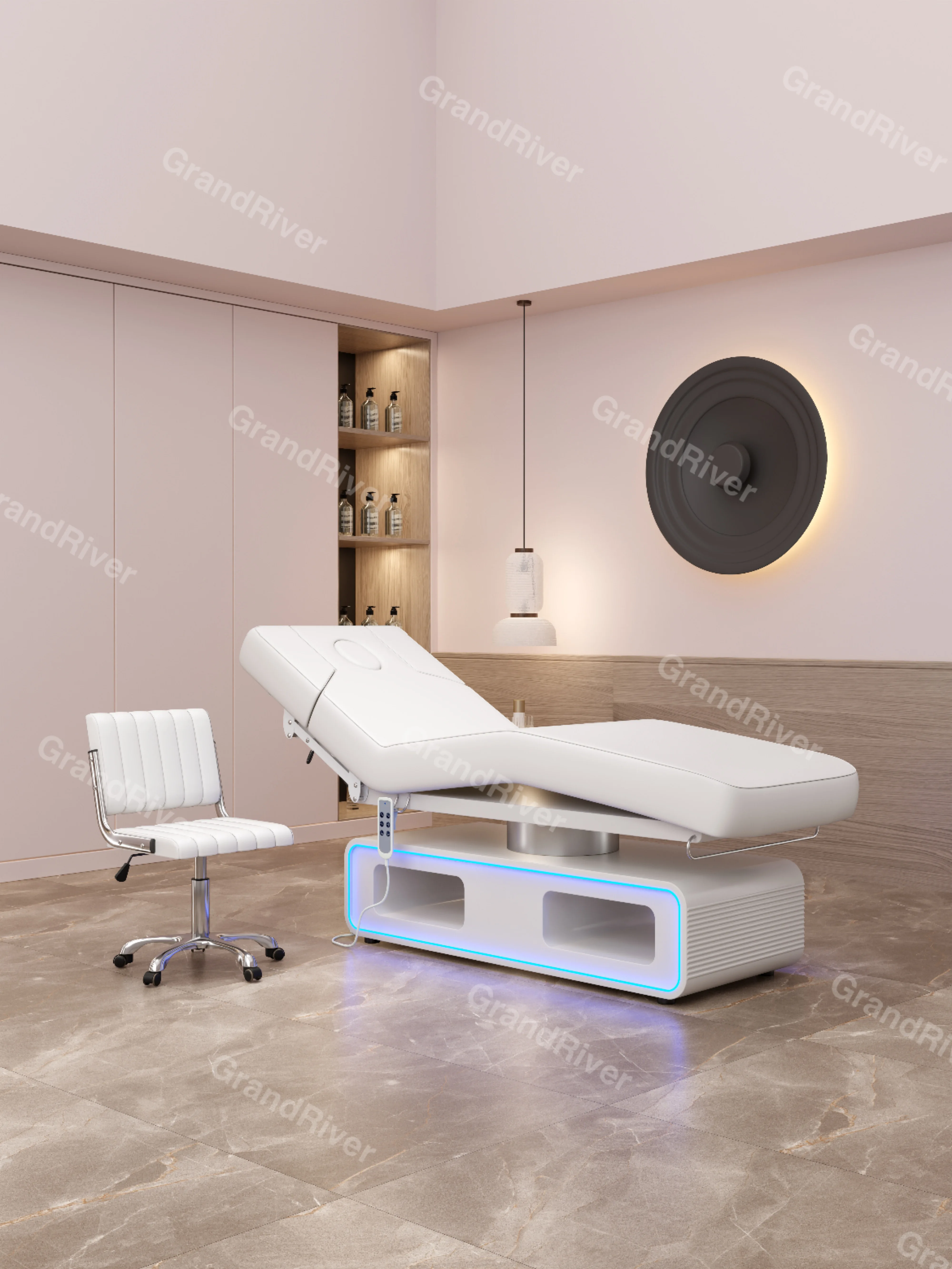 Manufacturer price salon smart facial spa bed chair electric automatic lift 3 4 motor spa electric beauty massage table Bed