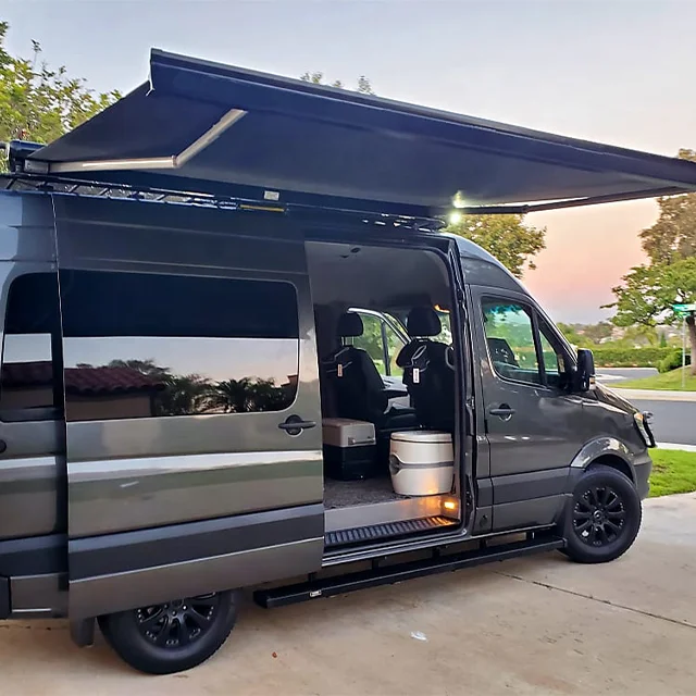 Nature Retractable folding outdoor camping van car electric or manual RV awning