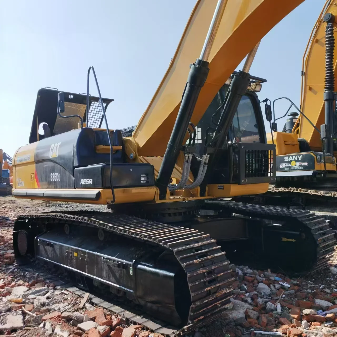 Экскаватор caterpillar 336 cat336d тяжелая экскаваторная машина подержанная для продажи