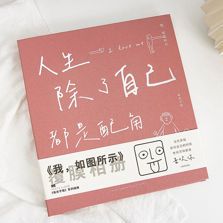 Wholesale Colorful Plastic Photo Albums Laminating Everyday Moments with Literary Fonts Functional Storage Cover