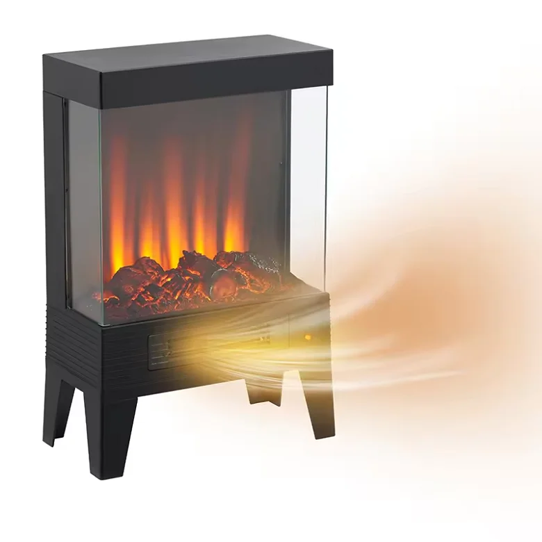 Professional Factory Safety And Warmly Glass Fireplace Electric Heaters For Home