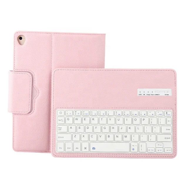 Wireless keyboard for ipad portable leather folding mini keyboard cover