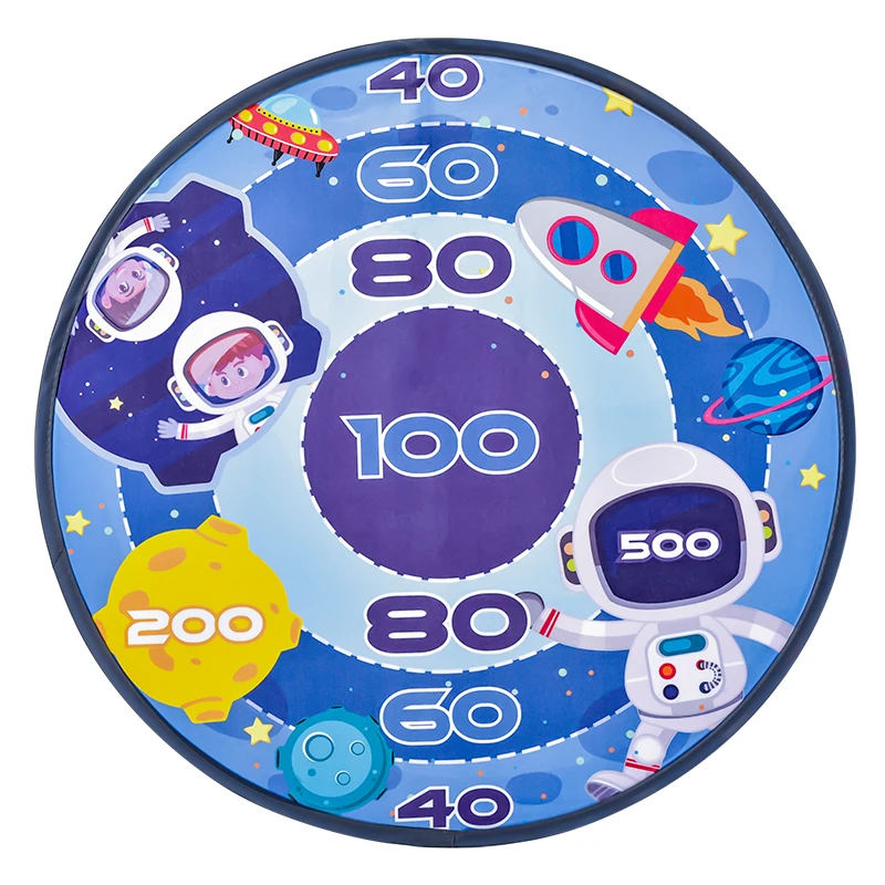 Kids Party Play Game Promotional Toys Classic Custom OEM 66CM Double Sides Twisty Textile Target Sport Dart Board Game