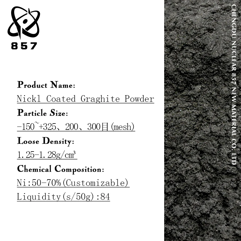 gold supplier of nickel coated graphite powder