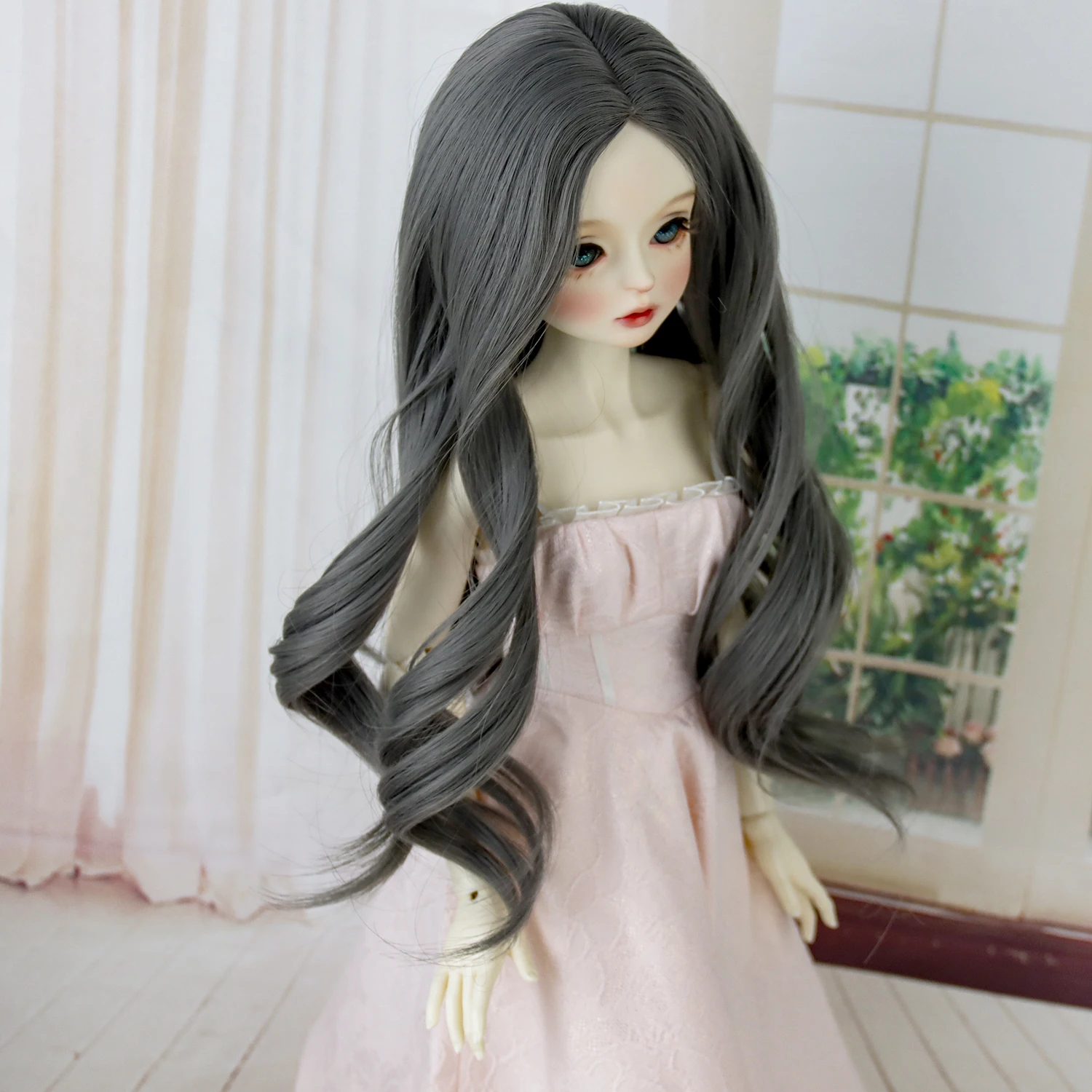 1/3 BJD SD Wigs Short Curly Synthetic Fiber Hair