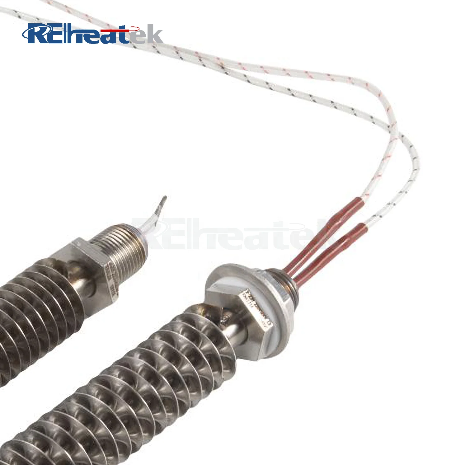 110V 220V 480V single end air heating element finned cartridge heater