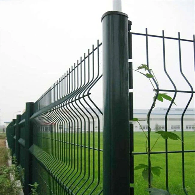 hot selling Durable Steel Iron Frame Heat Treated PVC and Metal for Farms Sports Gardens with 3D fence wire mesh