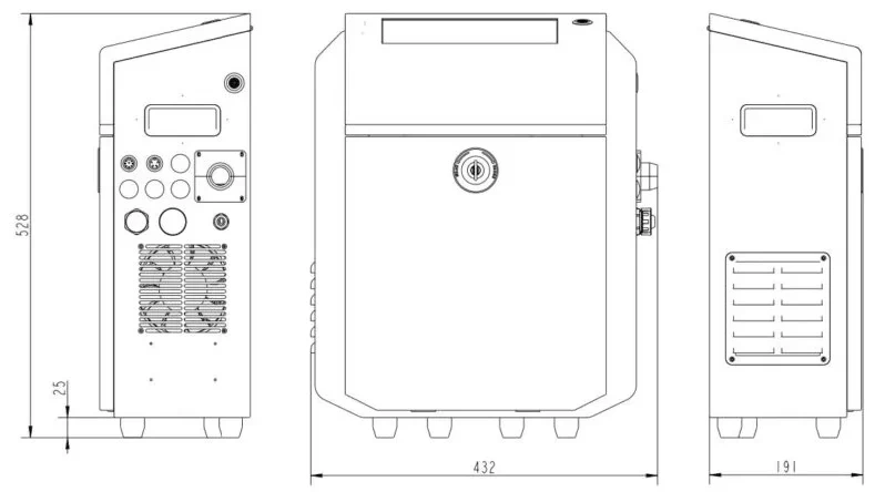 Cyklop CM830C 30 Вт CO2 лазерная маркировочная система кодирующая машина для пищевых напитков косметика