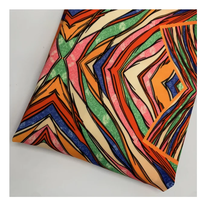 
 Готовая к отправке испанская ткань красочная Трикотажная Ткань трикотажная ткань с цифровой печатью трикотажная ткань  