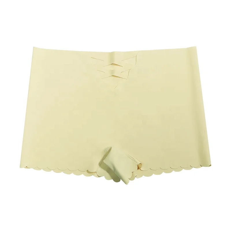seamless boxer for women pure cotton crotch butt lift boxers anti-exposure ice silk safety panty for women