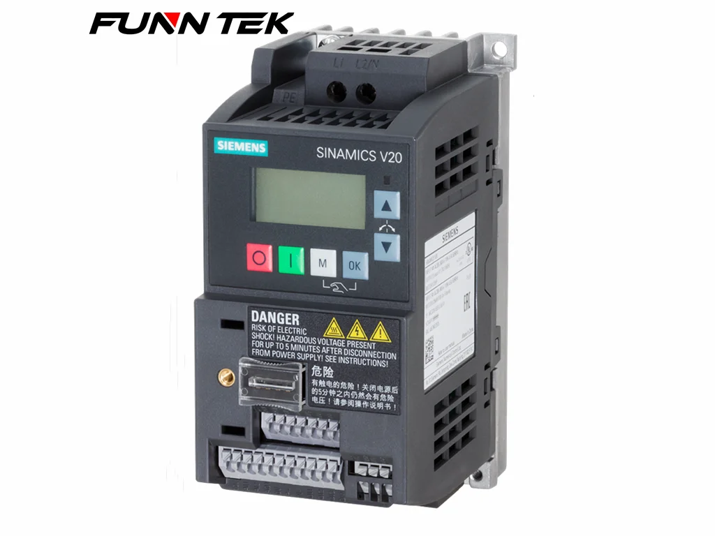 Siemens inverter series 6SL3210-5BE13-7UV0 0.37KW SINAMICS V20 380-480V 3AC Frequency converter