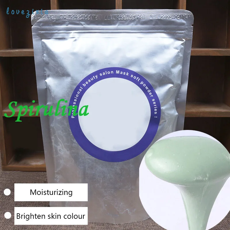 Spirulina soft face powder 500g moisturizing and hydrating wholesale agent processing agent OEM private customized LOGO