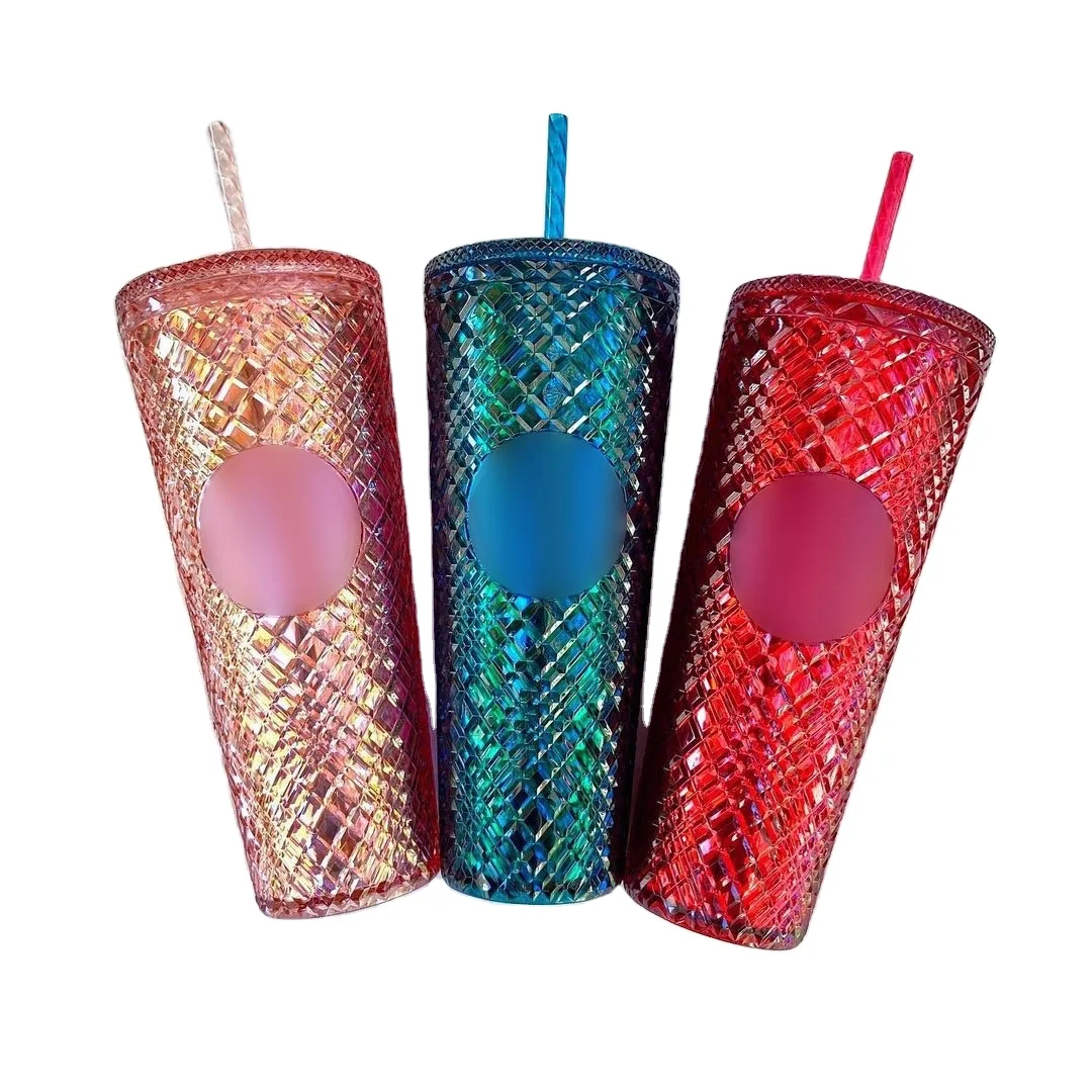 Dis ney land Star bucks Holiday Tumblers 2022 Custom Iced Coffee Tumbler Miir Honeycomb Double Wall Travel Tumbler with Straw