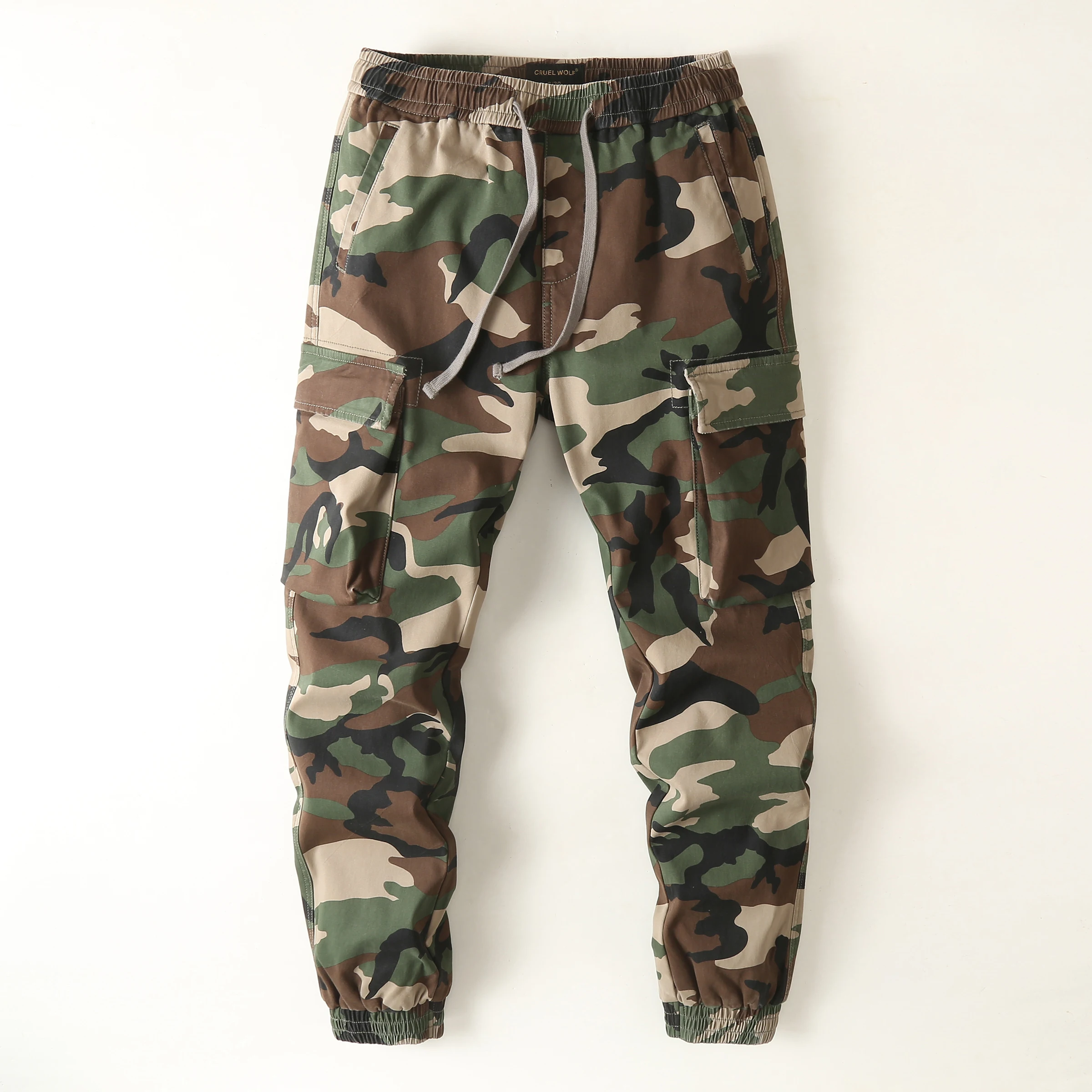 Winter Men Plush Thick Fleece Sweatpants Cotton Thermal Trousers Casual Pants Waterproof Windproof Warm Cotton Pants