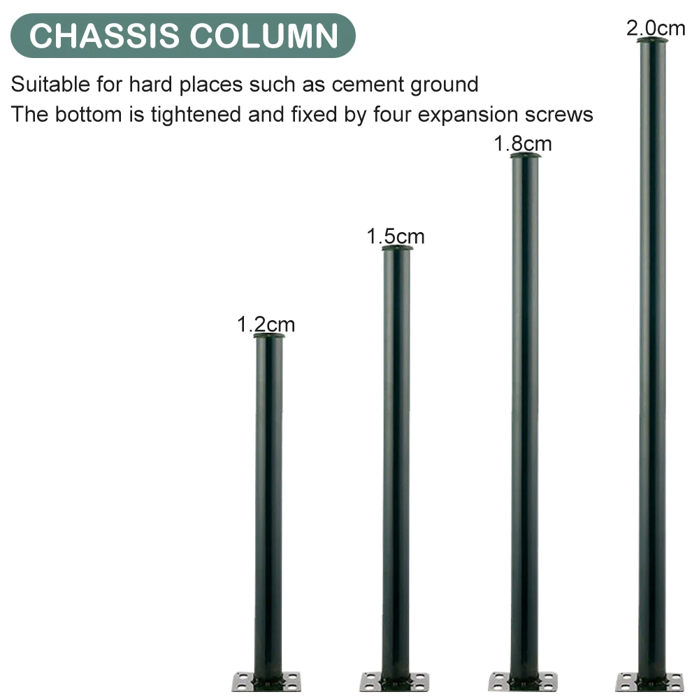 Holland fence post with Dovetail column Dutch net support pole euro mesh fence