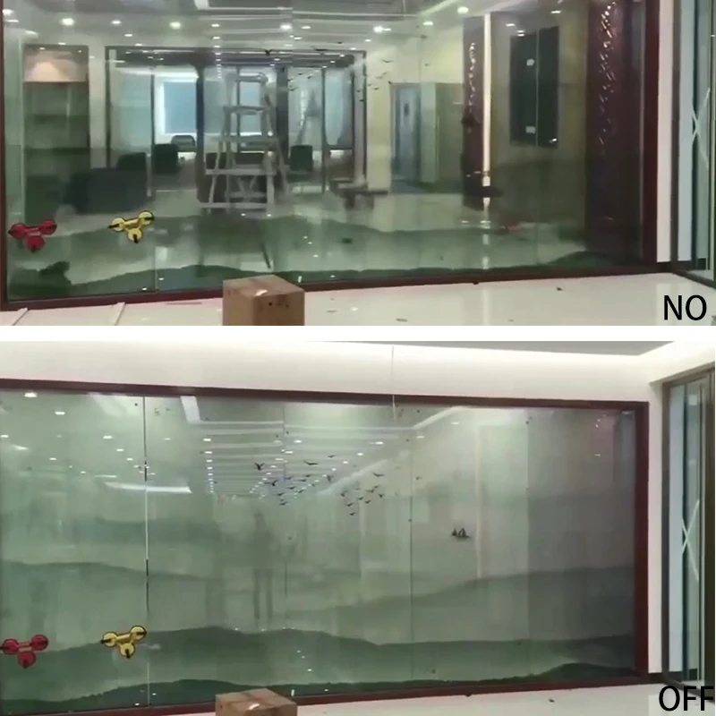 Self Adhesive Magic PDLC Glass Smart Film For Home
