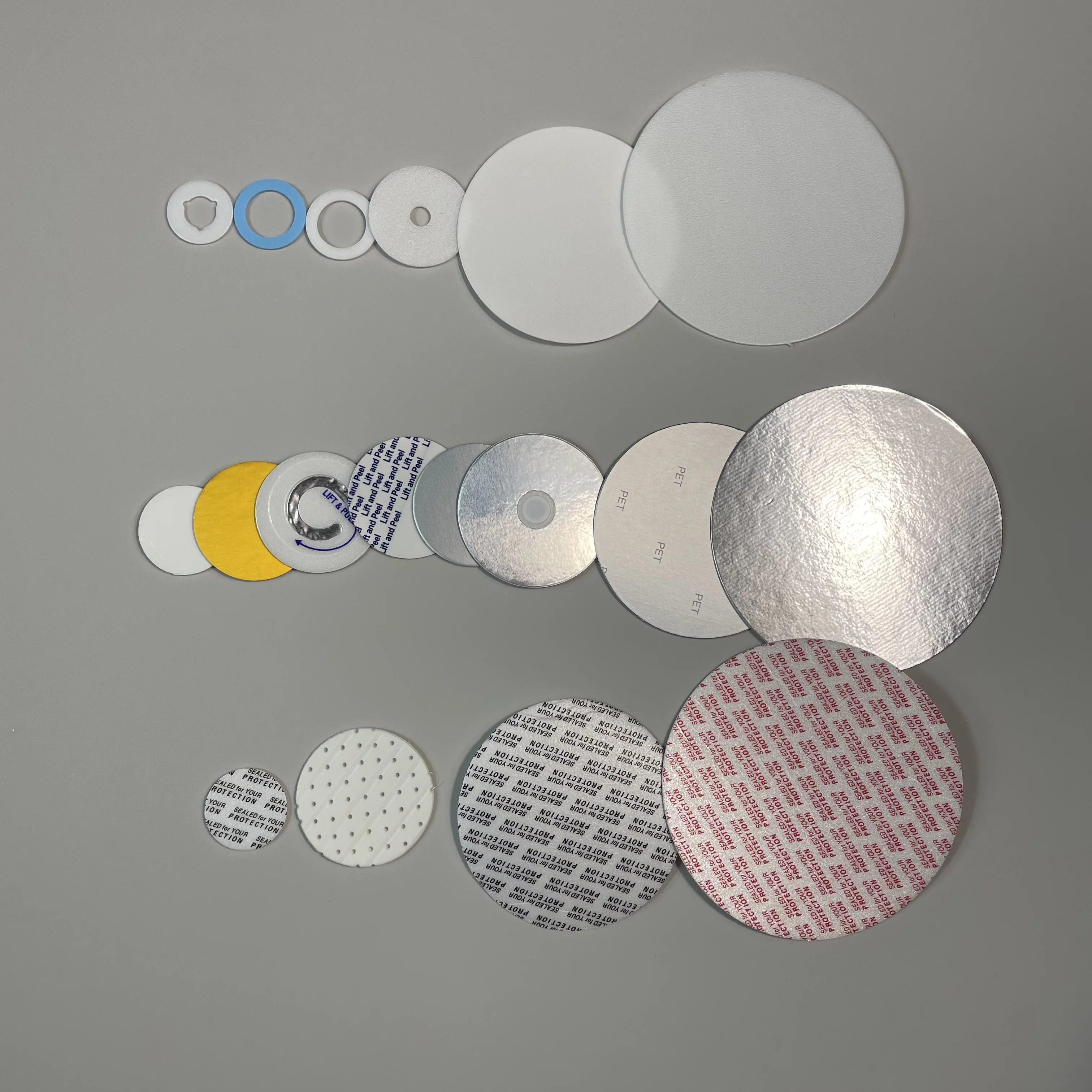 pharmaceutical bottle induction heat seal aluminum foil gasket