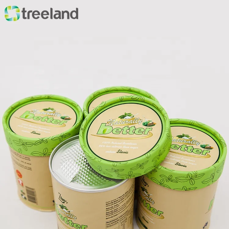 Recycled Customized Cylinder Cardboard Powder Paper Tube Packaging Boxes