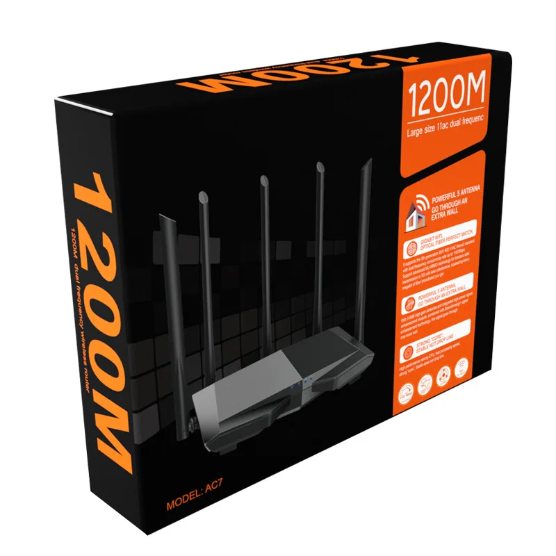 Tenda AC7 English dual-band 1200Mbps Home wireless Router