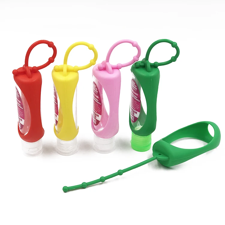 Wholesale  30ml Bottle  Liquid Gel Antibacterial  Hand Sanitizer And Silicon Hand Saniti Bottle Holder