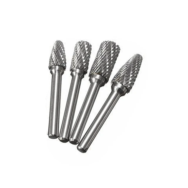 Factory supply grinding carbide cutter round burr/carbide cutter blade burrs/polishing carbide burr