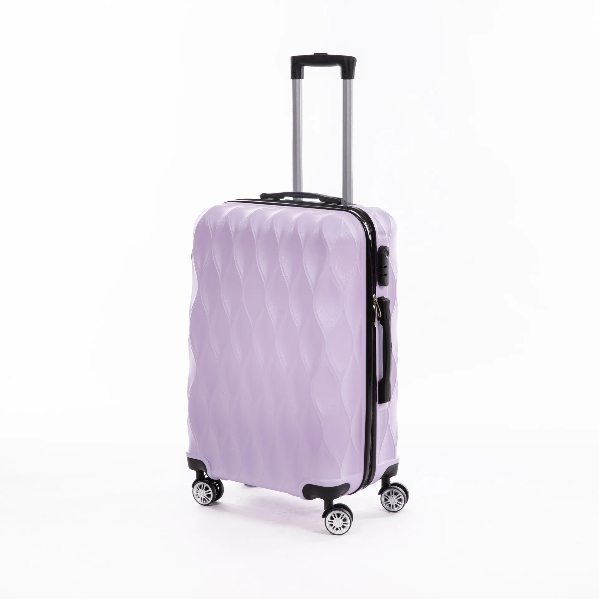 4PCS/SET Wholesale Hot Sale Travel Bag Carry On Hard Shell Luggage Trolley Bag with TSA Lock Spinner Wheels