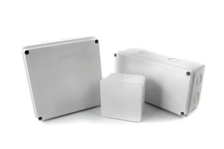 JESIRO Q3 размер 80x80x50 серии термостойкий водонепроницаемый корпус ip44 пластиковая электрическая распределительная коробка