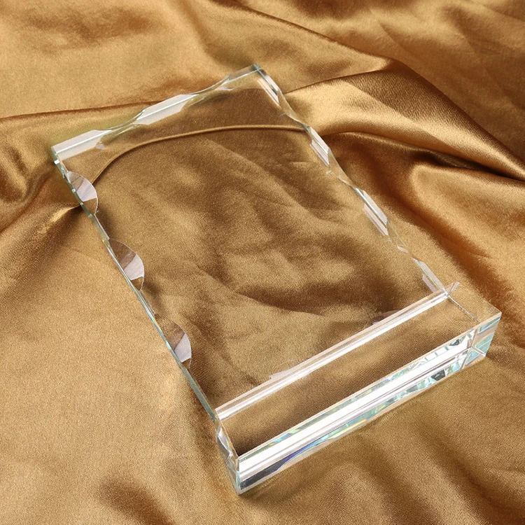 MH-NJ0043 Blank crystal plaque trophy shield