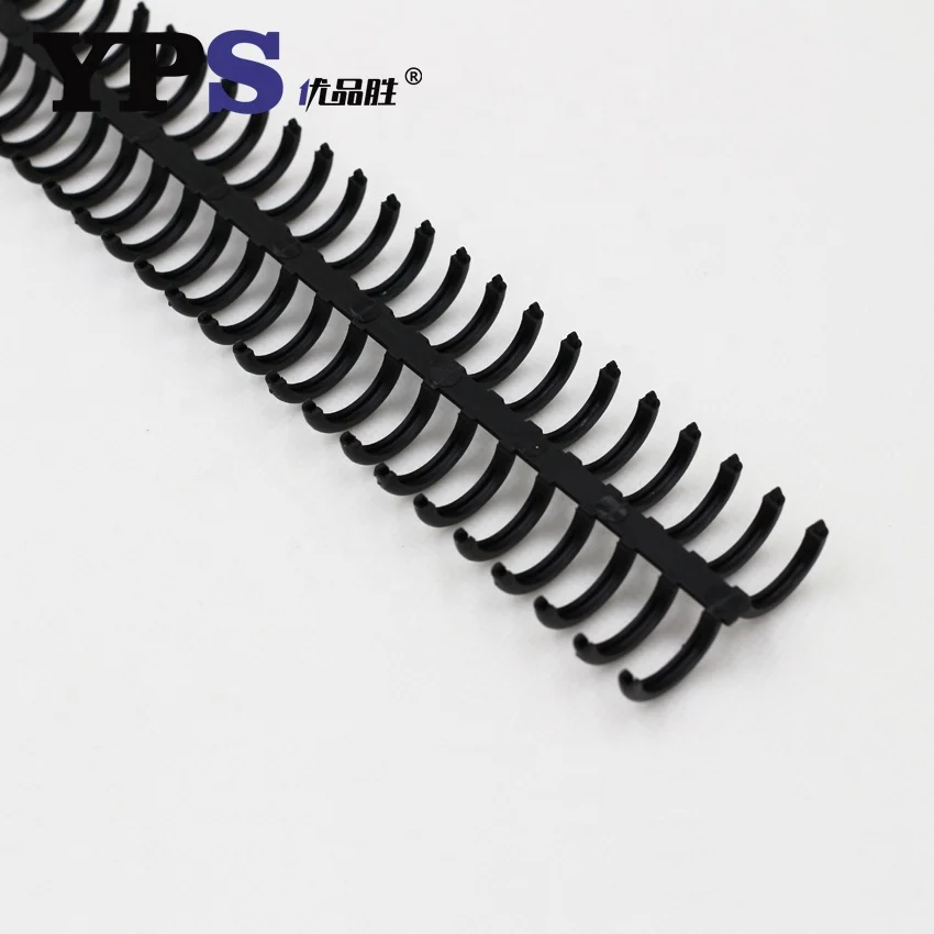 China Hot Sale A4 Notebook Binder Plastic 34 Holes Circles Ring Spiral Clip