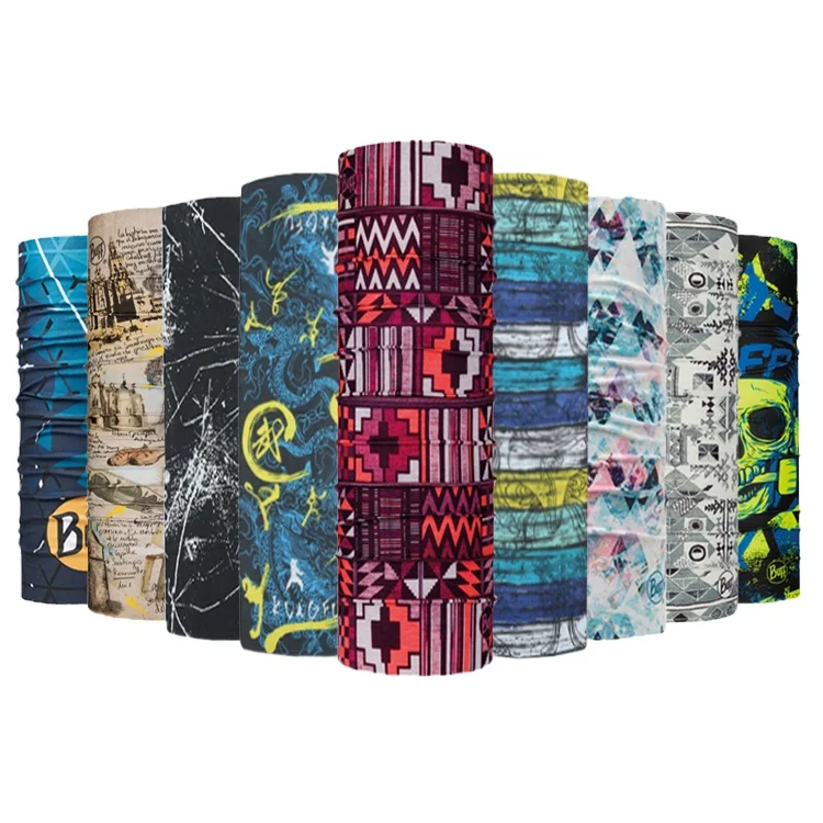 Модная спортивная повязка на голову заказ с сублимационной печатью многофункциональная бандана