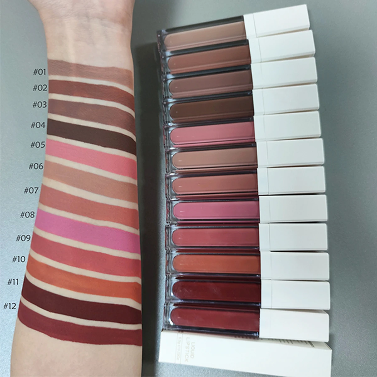 
Vegan long lasting lip makeup lipliner and lipstick set waterproof private label matte liquid lipstick 