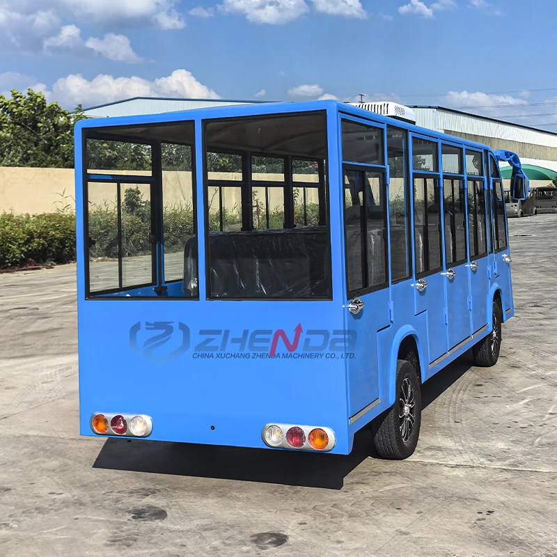 Factory Hot Sale Electric Sightseeing Golf Cart City Shuttle Bus Reception